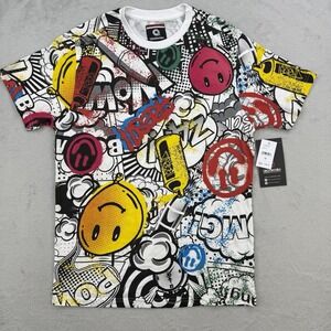 akademiks Legend Grafetti Streetwear‎ Graphic Unisex T-Shirt Size Medium NWT